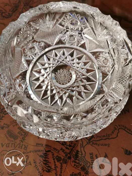 Vintage crystal Ashtray 4