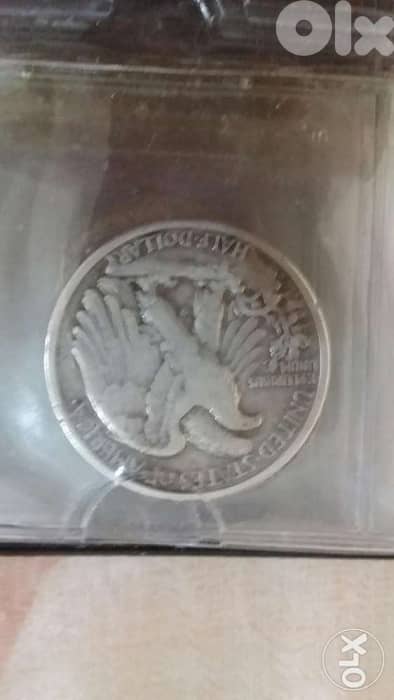 USA Half Dollar Silver Walking year 1945 weight 12.5 grams 1