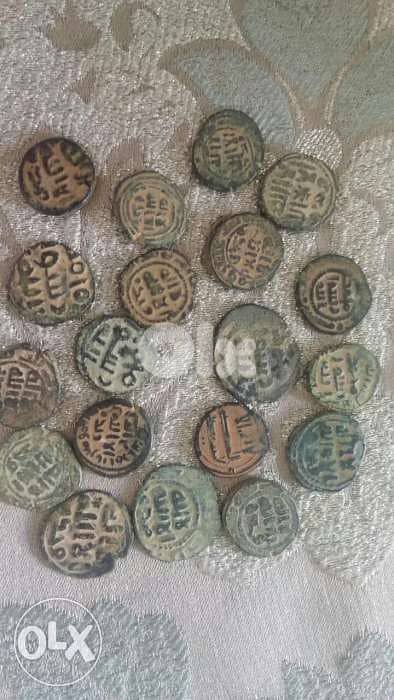 Islamic Small Bronze Coins from Era of Abdul Malik Bin Marwan 77 hijr 0