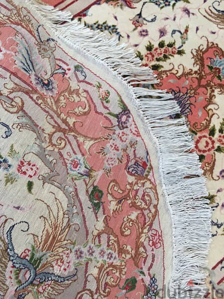 سجاد عجمي. تبريز حرير. Persian Carpet. Tapis. Hand made 10