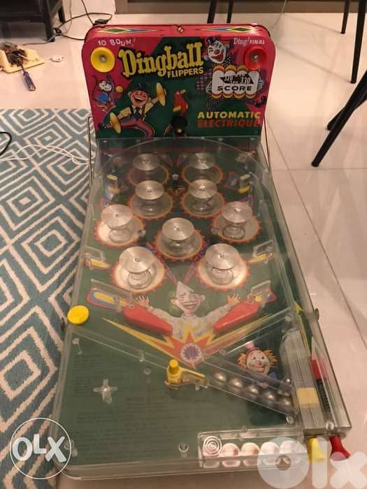 pinball - flipper Tin 1970’s france jouets 1