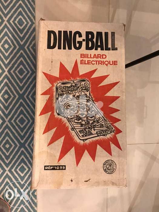 pinball - flipper Tin 1970’s france jouets 2