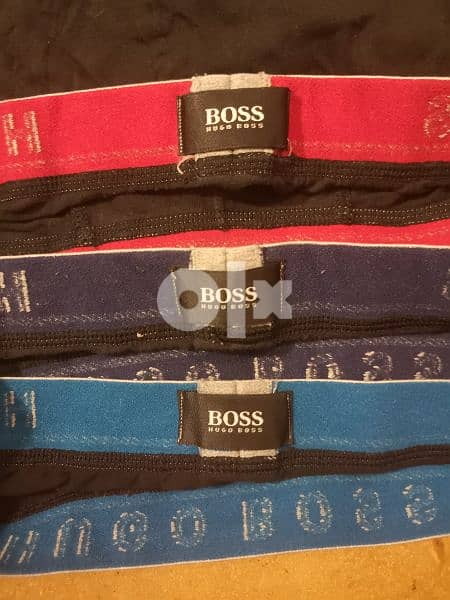 HUGO BOSS boxer for men ORIGINAL size M lon aswad 2