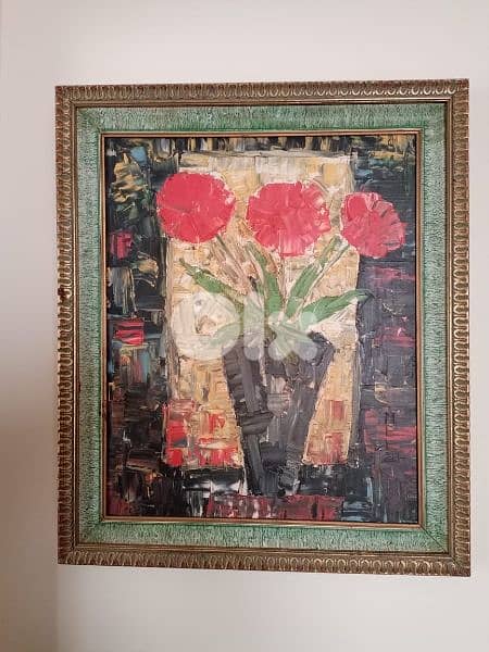 Michel El Mir 1960 oil painting for sale 0