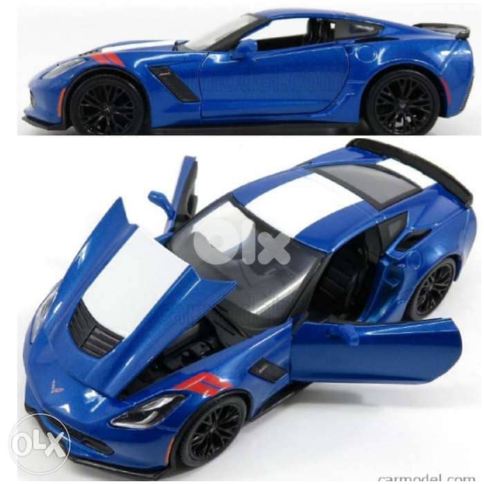 Corvette Grand Sport diecast car model 1:24 4