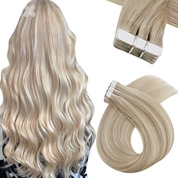 tape Hair extensions اكستنشن وتوصيلات شعر طبيعي لبناني 8