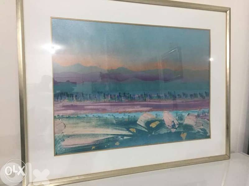 acrylic on carton famous American artist Marcia Isaacs 2