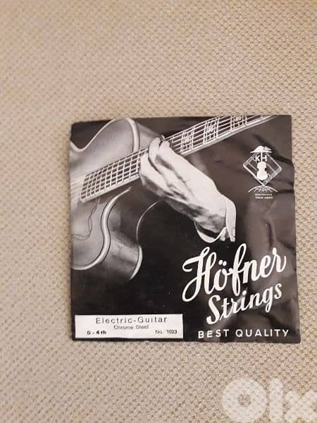 B 2nd String HOFNER for Electric Guitar 0