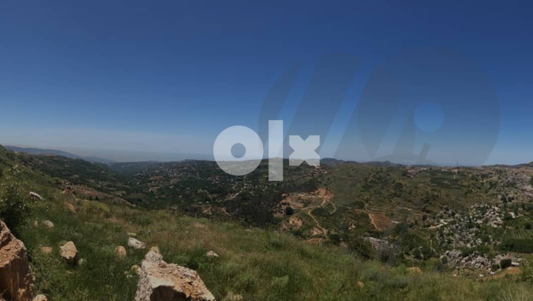 LAND For SALE at the ENTRANCE of Faqra with VIEW أرض في فقرا 6