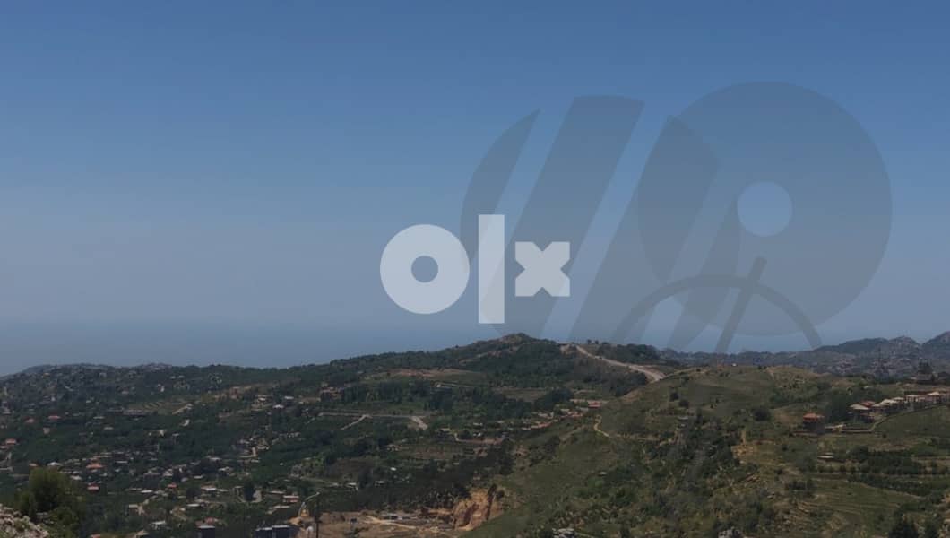 LAND For SALE at the ENTRANCE of Faqra with VIEW أرض في فقرا 7