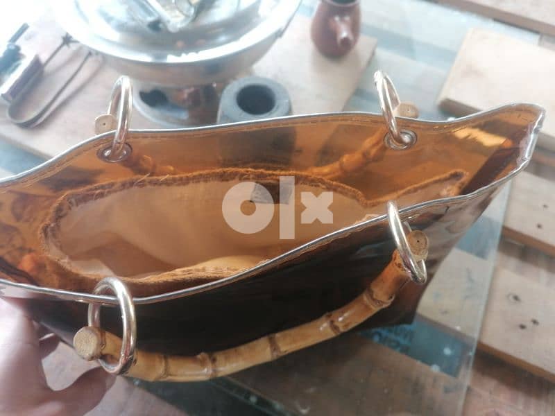 handbag (ivory wood handles) 2