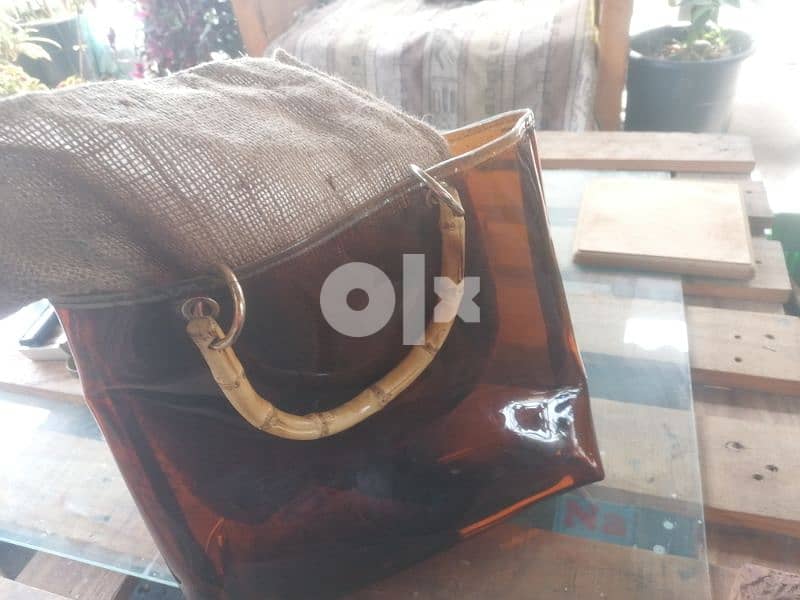 handbag (ivory wood handles) 3