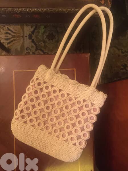 Crochet Bag - Vintage  - حقيبة يد كروشية 0