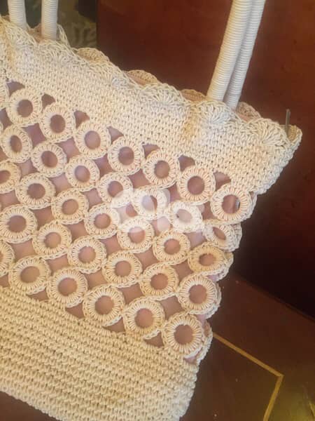 Crochet Bag - Vintage  - حقيبة يد كروشية 8
