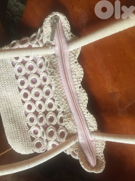Crochet Bag - Vintage  - حقيبة يد كروشية 10