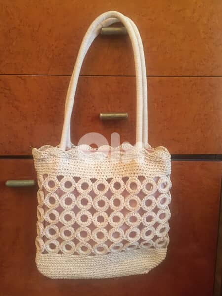 Crochet Bag - Vintage  - حقيبة يد كروشية 11