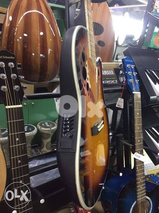 guitar electro acoustic fiber غيتار خشب الكتريك 2