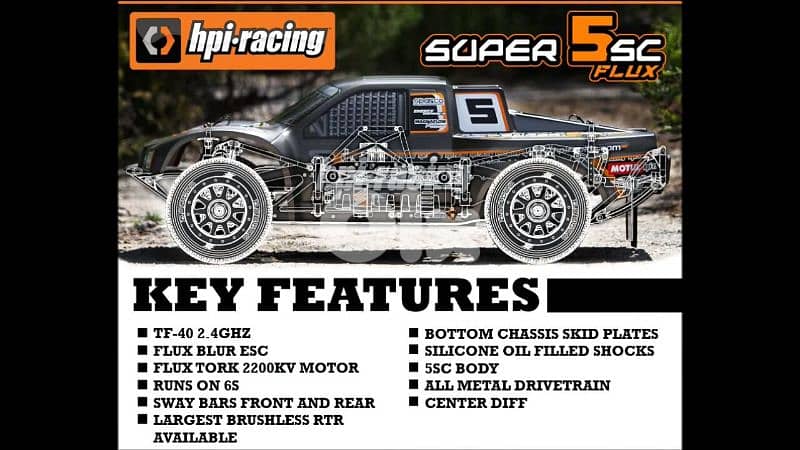 NEW BAJA hpi-racing 1/5 4x4 High speed106km/4WD 9