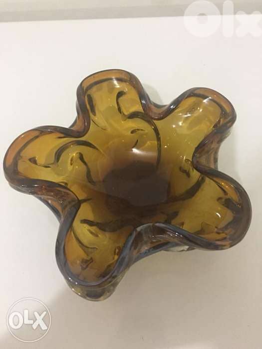 antique mid century murano glass ashtray 2