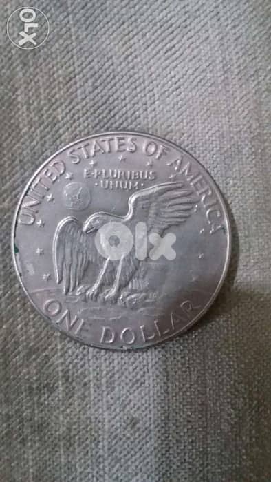 USA One Dollar Coin Memorial for president Dwight Eisenhower year 1978 1