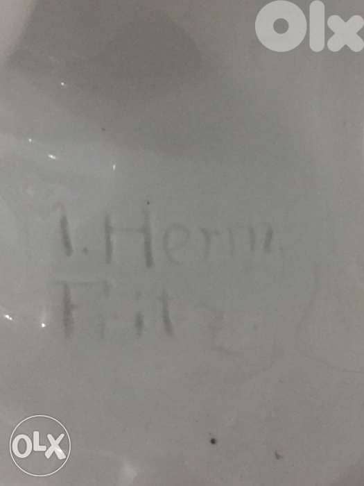 rare museum porcelaine bold eagle signed M. Herm Fritz 4