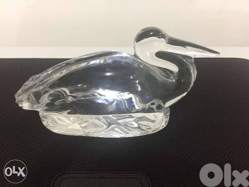 authentic cristal baccarat water bird 0