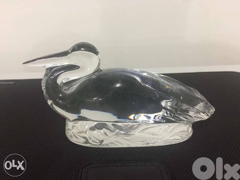 authentic cristal baccarat water bird 1