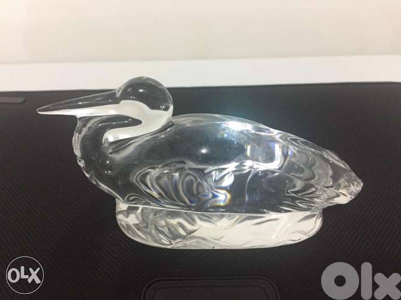 authentic cristal baccarat water bird 2