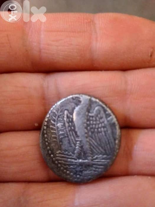 Ancient Roman Silver Coin for Emperor Nero year 54 AD . He burned Rome 1