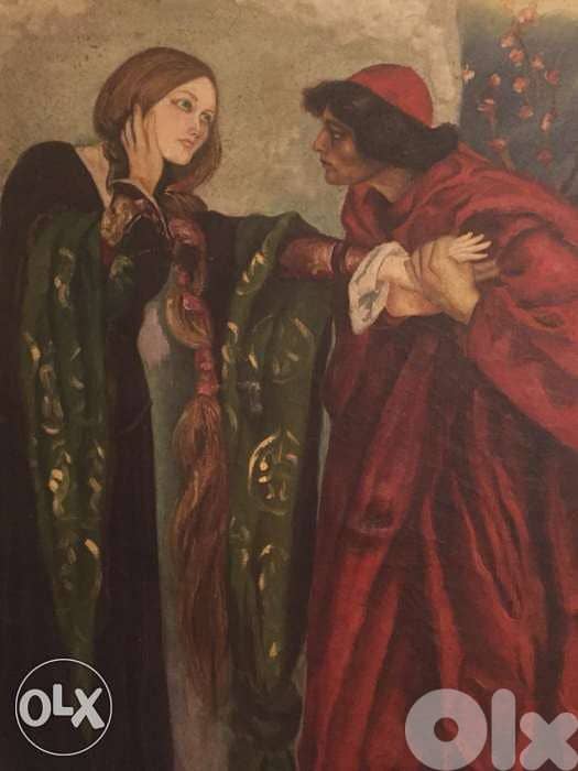 antique oil in canvas signed by Samir Sfeir 2