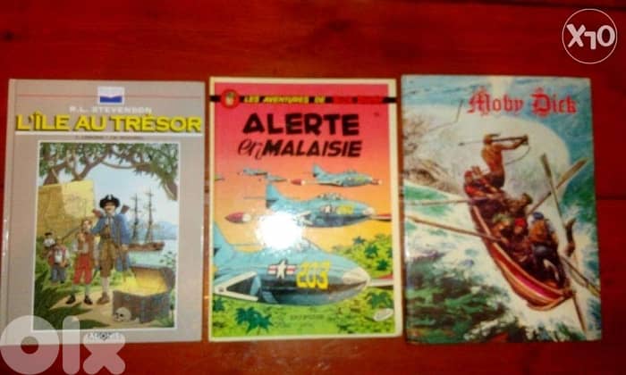 Different french comic books hard covers starting 4$ 4