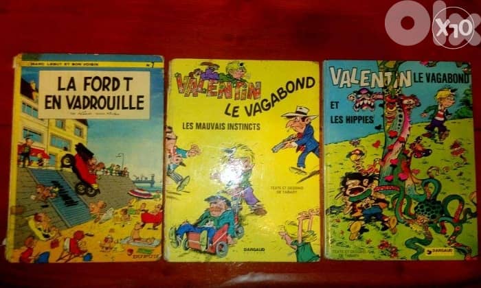 Different french comic books hard covers starting 4$ 5