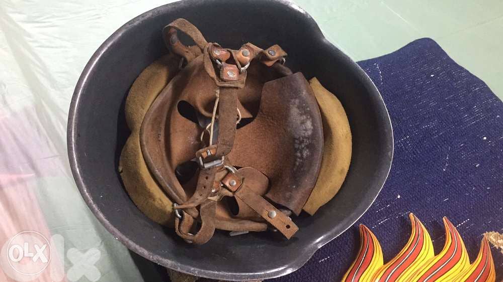 antique WW2 German Nazi military steel helmet 2