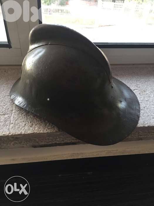 antique WW2 Russian military firefighters steel helmet 2