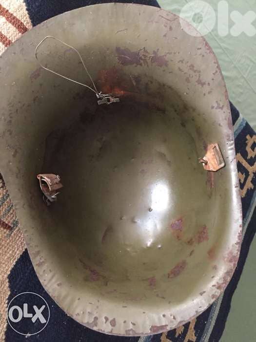 antique WW2 Russian military firefighters steel helmet 3