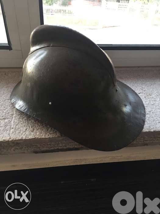 antique WW2 Russian military firefighters steel helmet 4