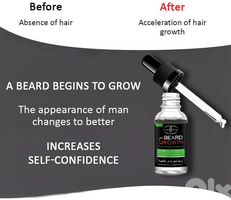 Aichun Beauty Beard Oil Mustache Natural Nutrient Hair Growth – 30ml 4
