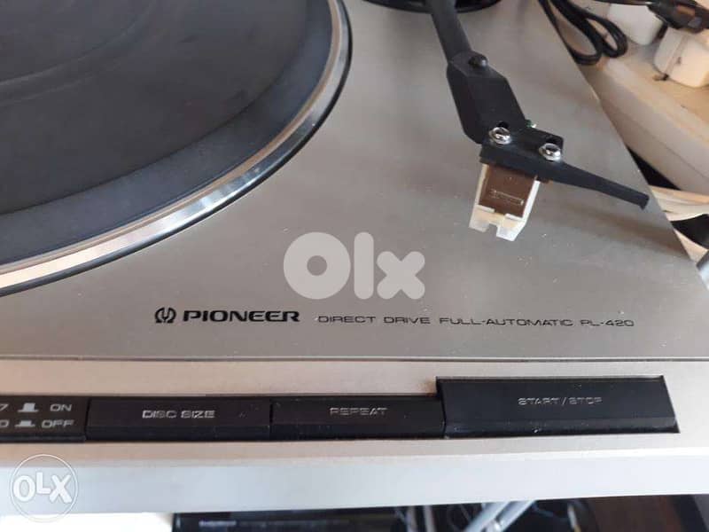 Pioneer Turntable - Direct Drive - Full Automatic PL 420 - Silver 1