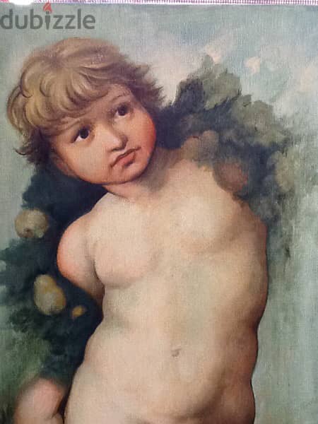 oil painting -Raphael’s putto 0