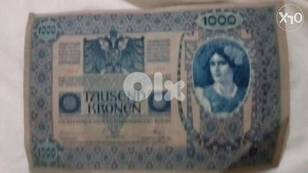Austro Hungarian Banknote 1000 Kronyear 1902 عملة ورقية النمسا و المجر 1