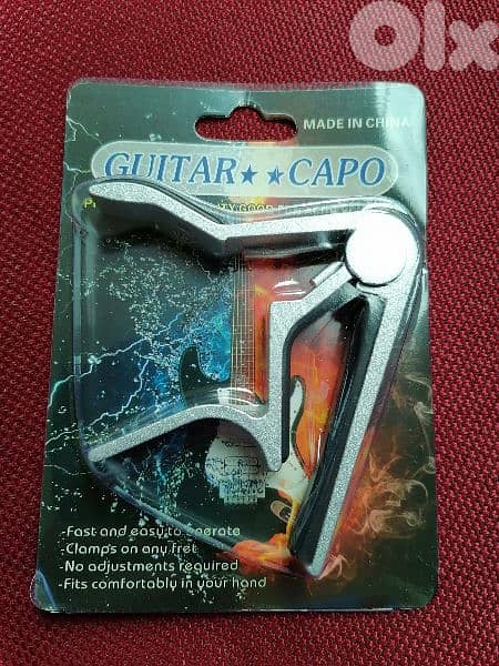 Metallic Guitar Capo - Silver (2 for 14$) 0