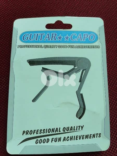 Metallic Guitar Capo - Silver (2 for 14$) 1