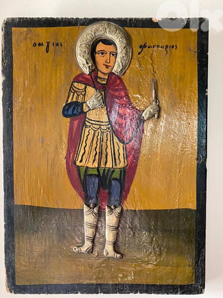 antique 19th century greeck icon 1
