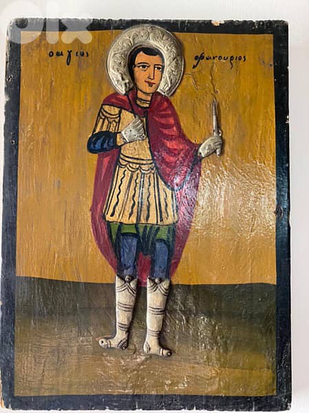 antique 19th century greeck icon 2
