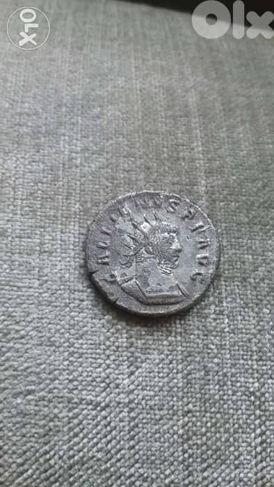 Ancient Silver Roman coin Denarius for Emperor Gallienus year 260 AD 0