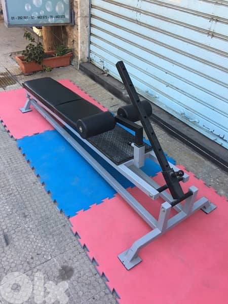 bench abs for gym use like new 70/443573 whatsapp RODGE 2