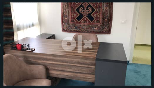 Office + 2 Filling Cabinets Spanish Wood Not used