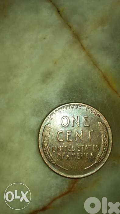 USA Penny One Lincoln Wheat Cent year 1956 1
