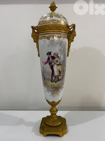authentic porcelain de Sevres vase 19th century 3