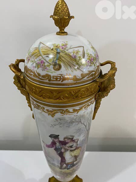 authentic porcelain de Sevres vase 19th century 4